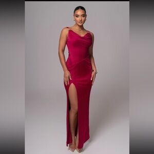 JLUXLABEL Fuchsia Maxi Dress